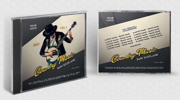 cd cover template psd