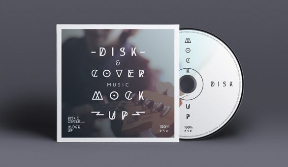 cd cover template psd