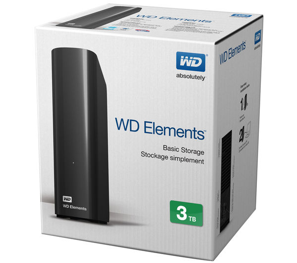 using wd elements backup drive